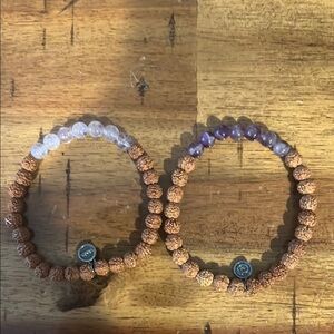 Amethyst Mala Bead bracelet